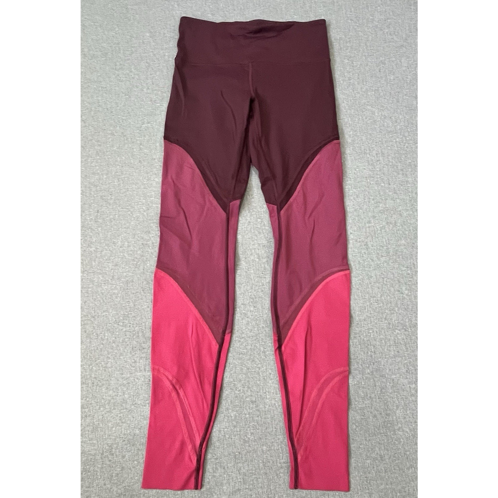 Lululemon 6 Colour Me Ombre Tight Dark Adobe / Blush Berry / Violet Red